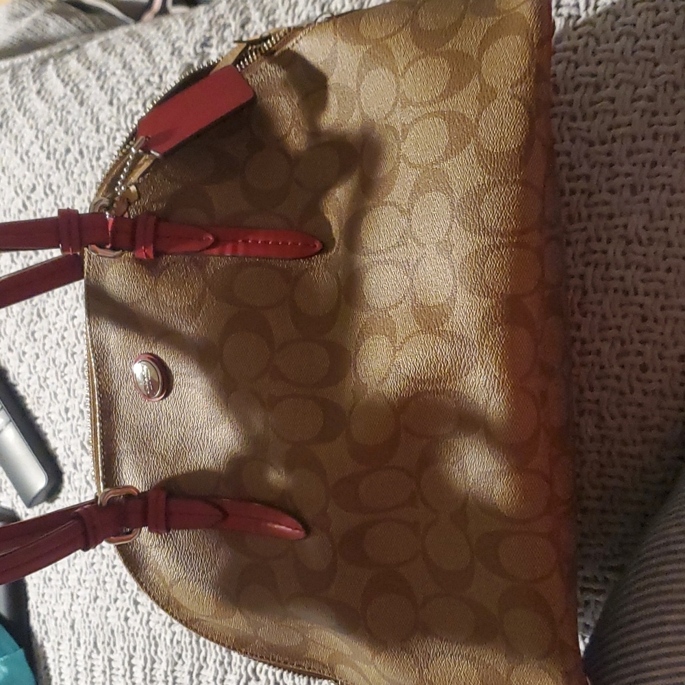 Coach handbag (well loved)